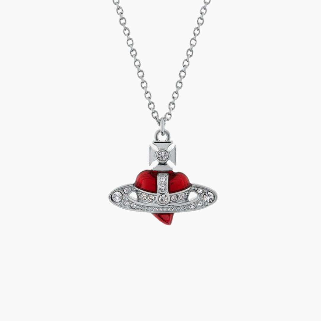 Red Heart Pendant Necklace