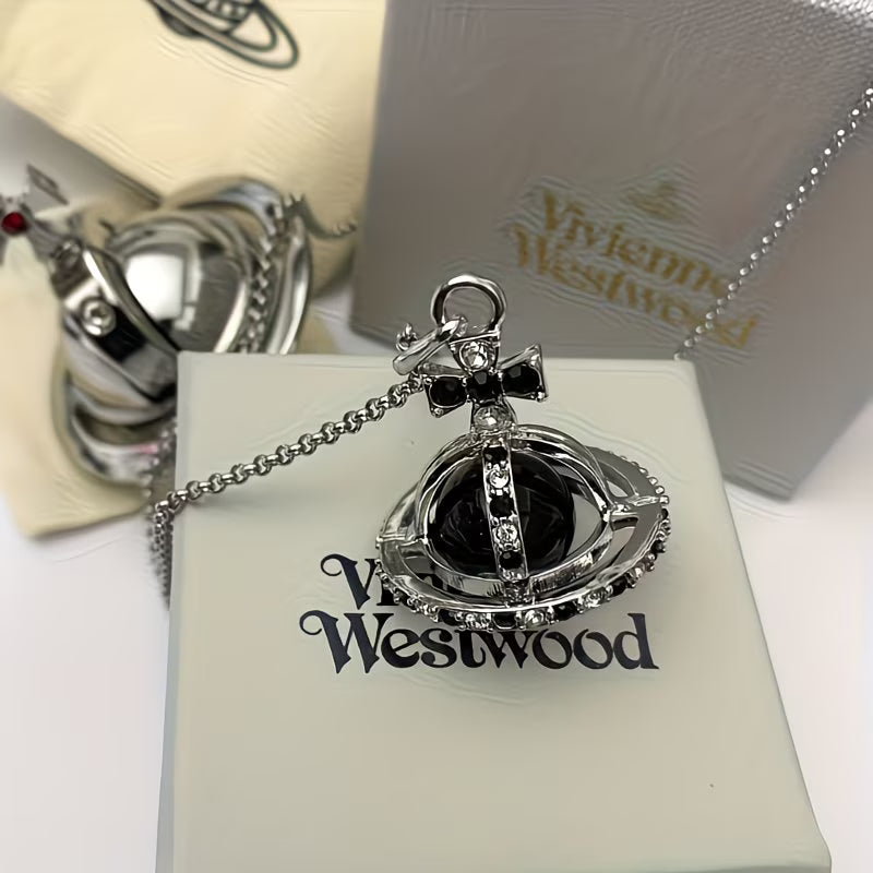 Celestial Gem Orb Necklace