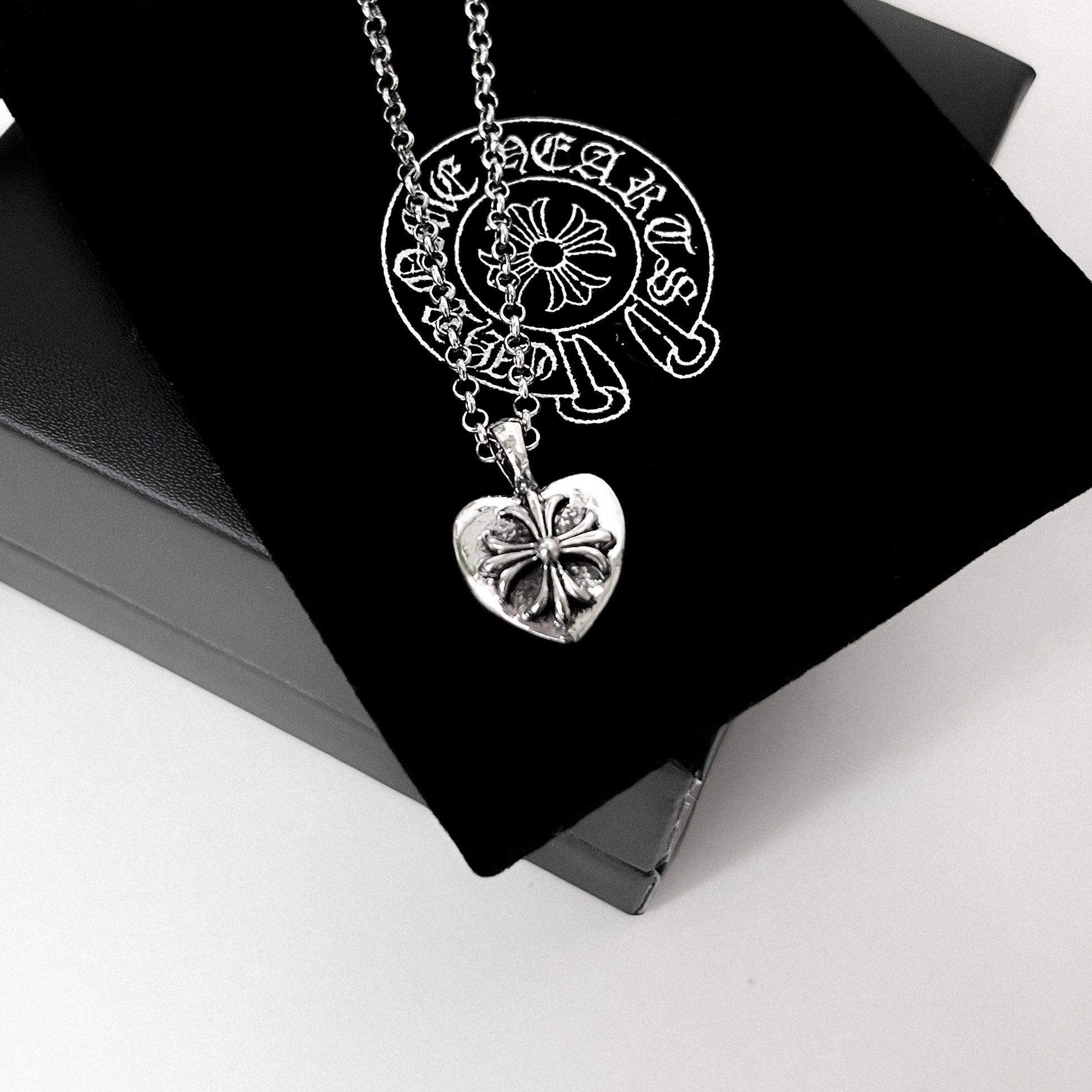 Collar Chrome Heart