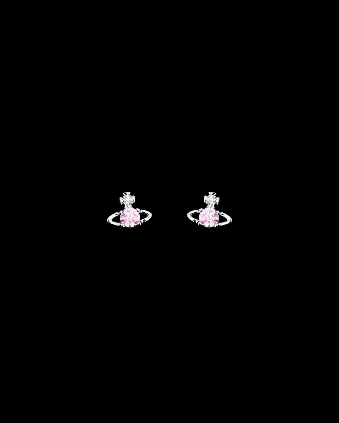 Vivienne Planet Earrings Set - Pink