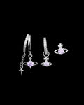 Vivienne Planet Earrings Set - Lavender