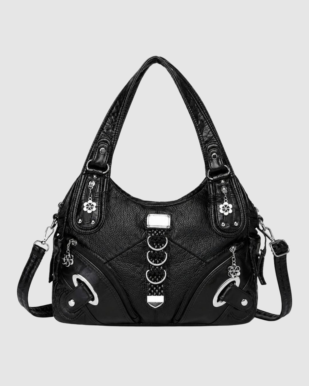 Charm Buckle Shoulder Bag