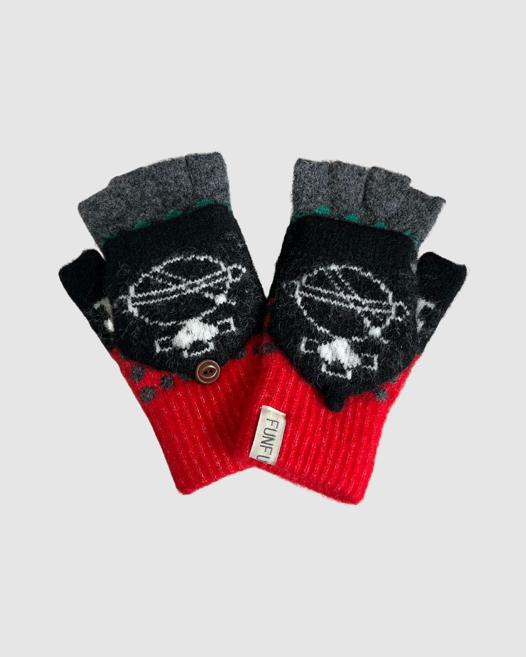 Orb Knit Fingerless Gloves