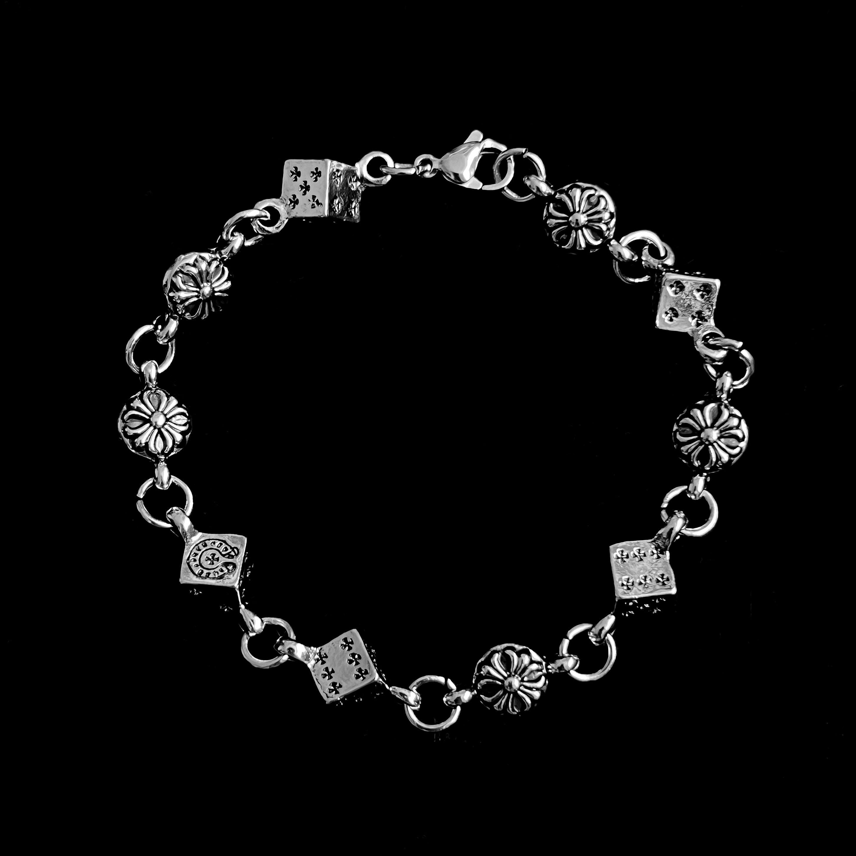 Chrome H. Fleur Bracelet