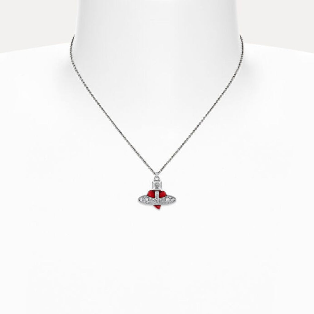 Red Heart Pendant Necklace