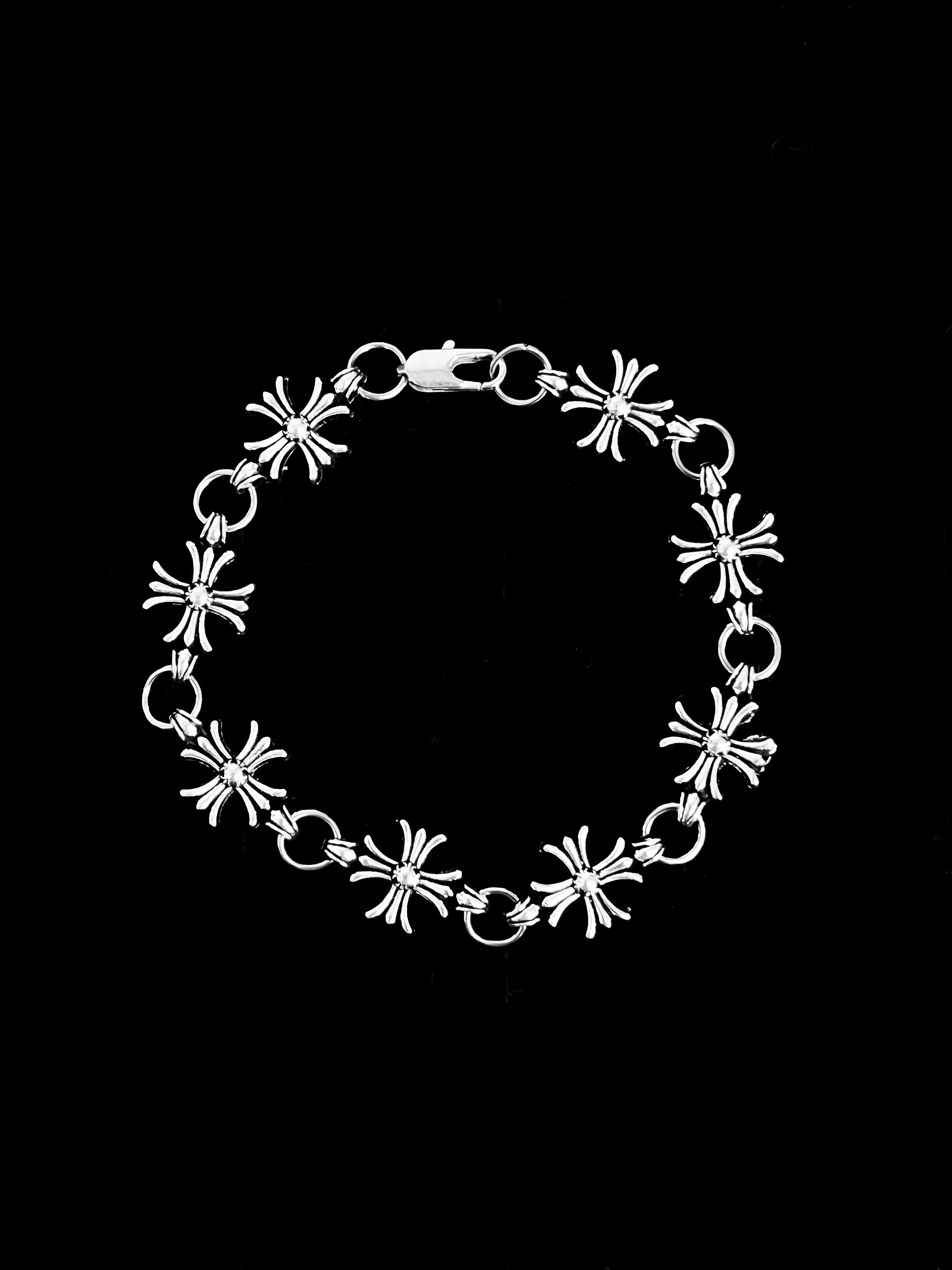 Cross Flora Bracelet Chrome H.