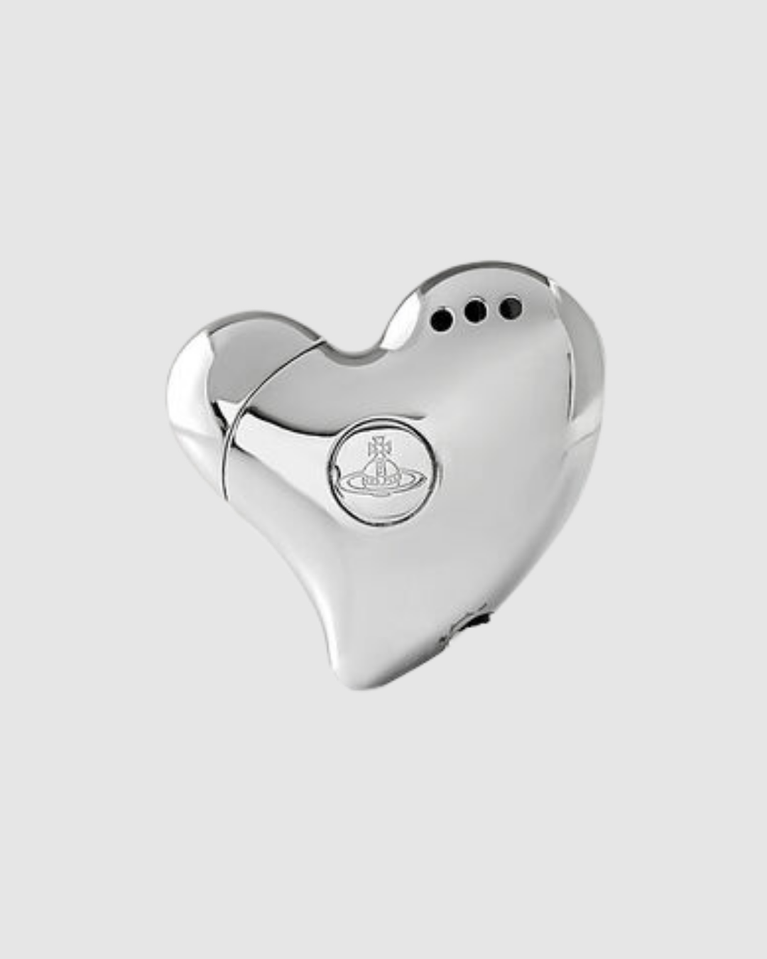 Silver Orb Heart Lighter