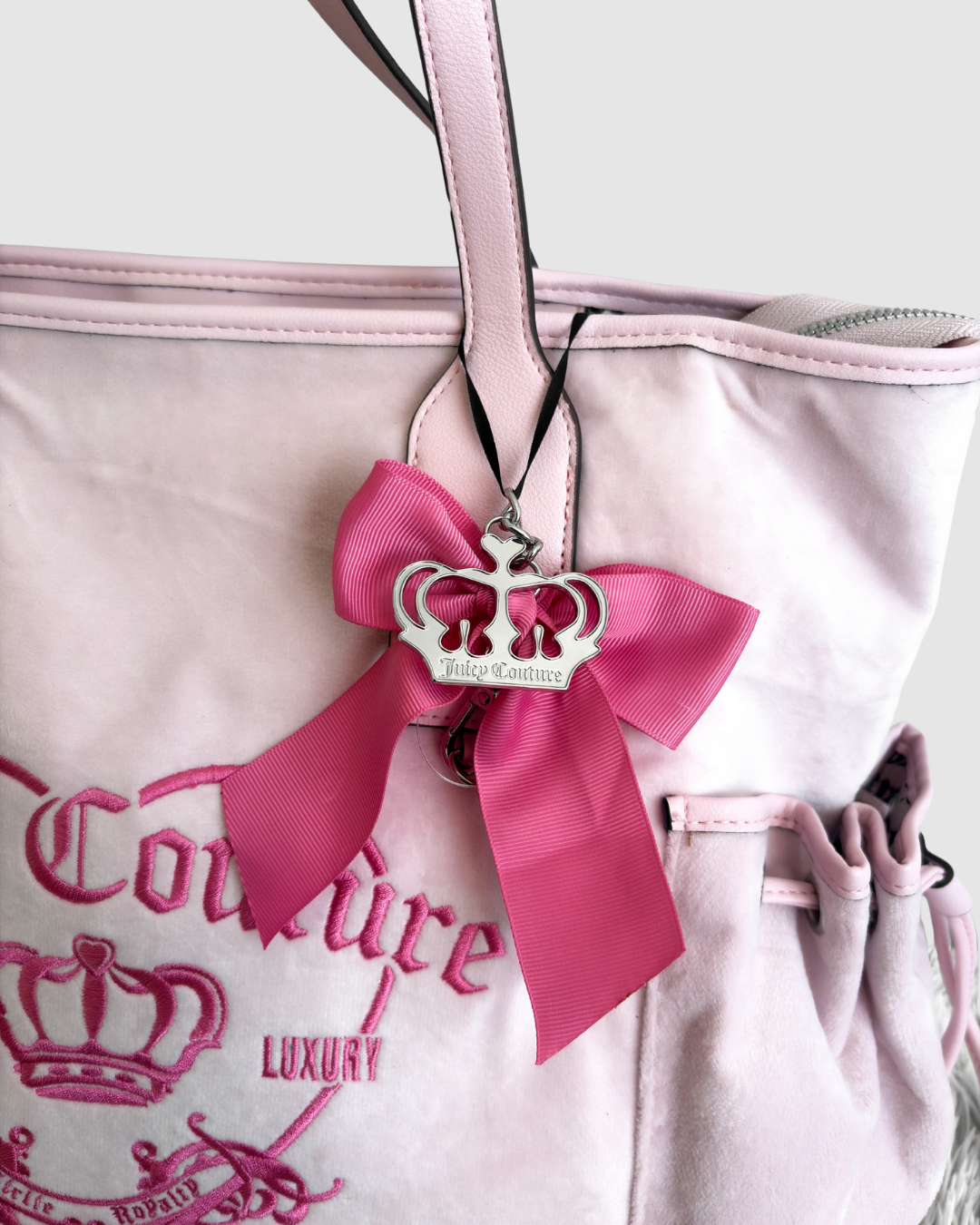 Juicy Couture Pink Crown Tote Bag