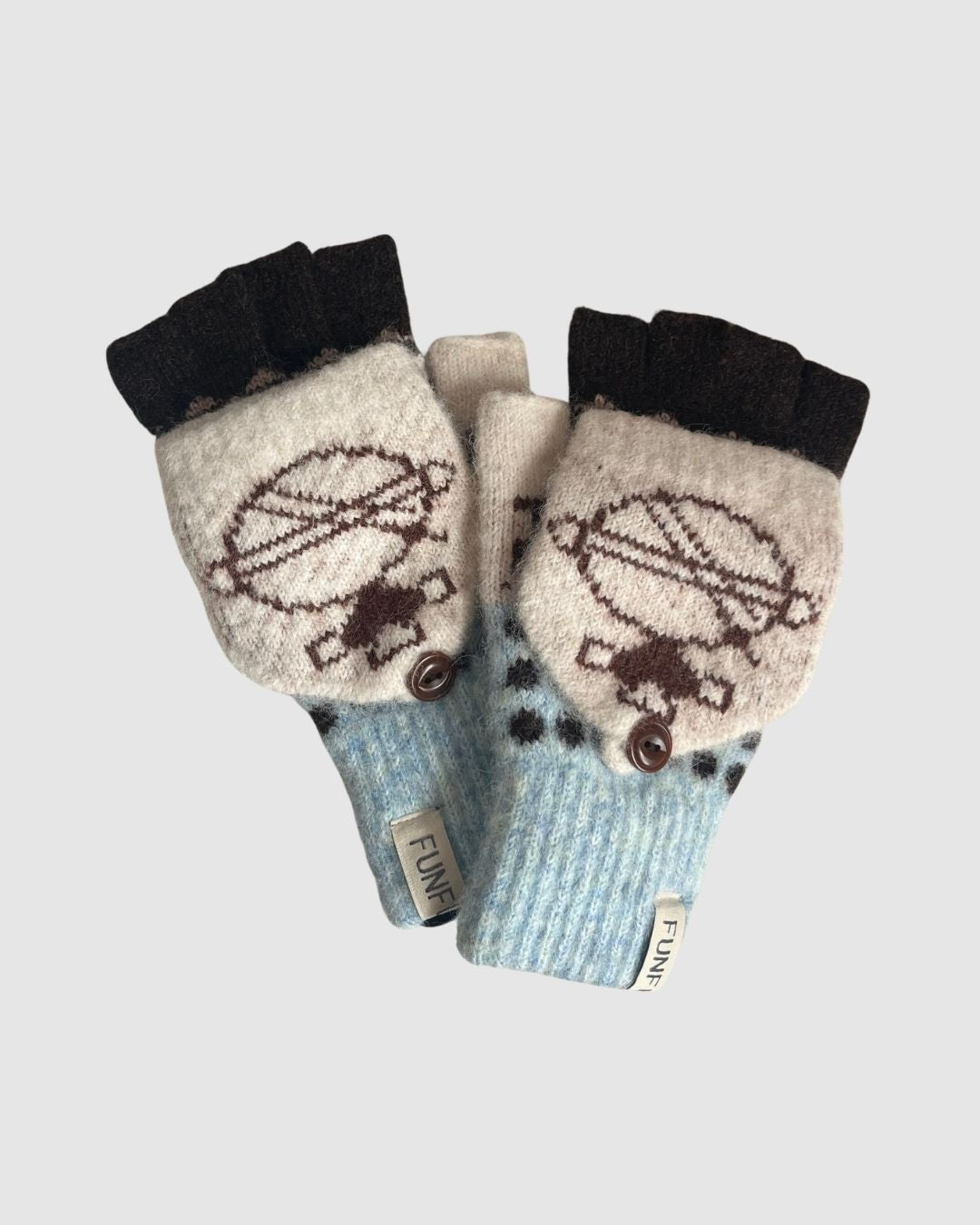Orb Knit Fingerless Gloves
