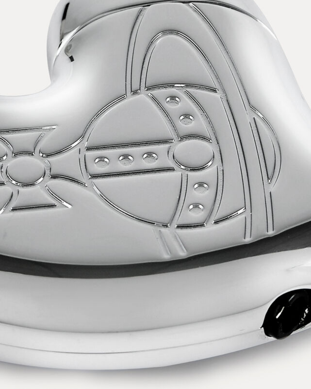 Silver Orb Heart Lighter