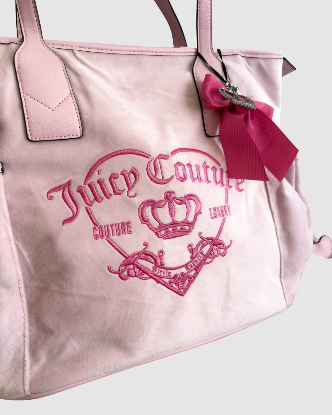 Juicy Couture Pink Crown Tote Bag