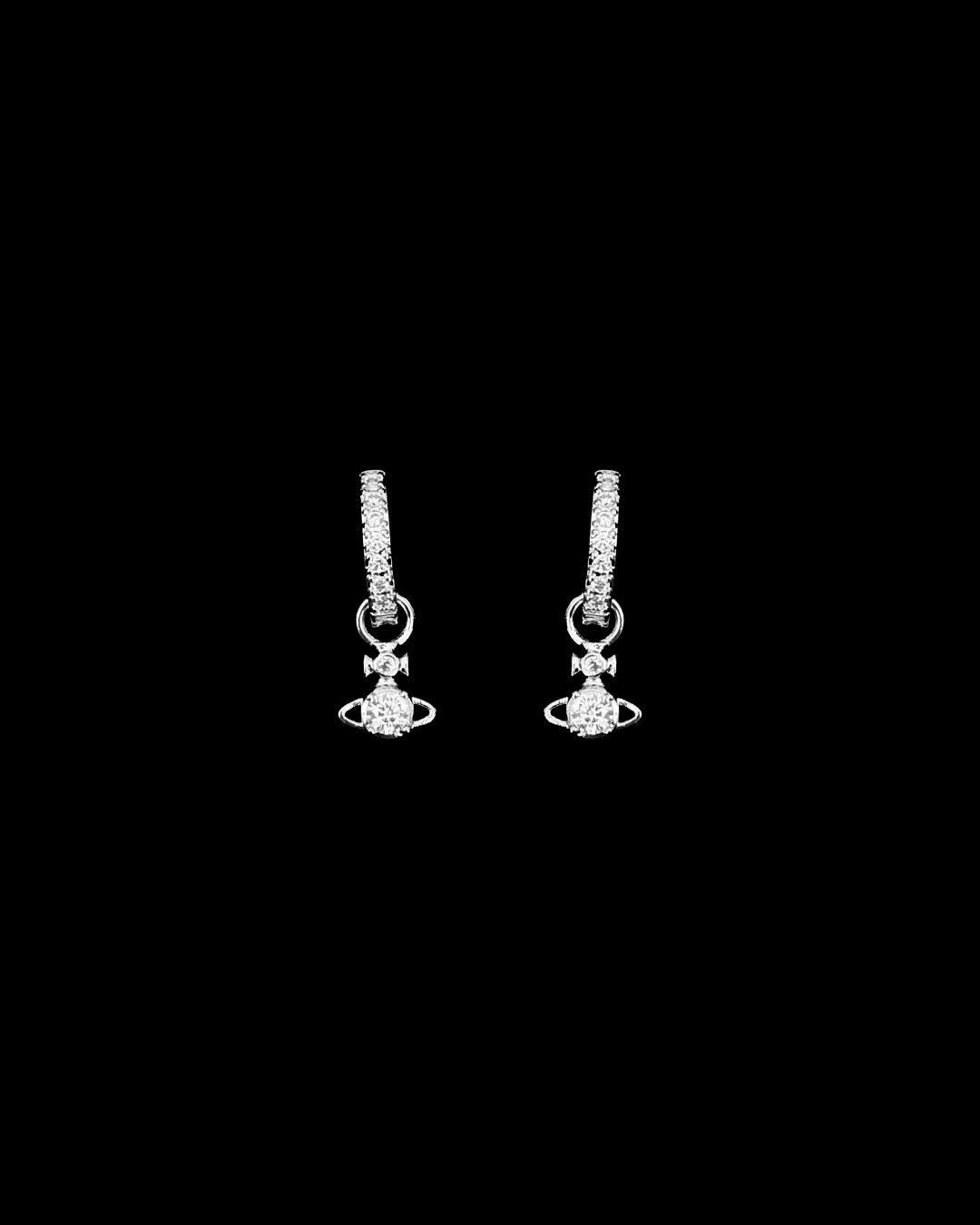 Vivienne Planet Earrings Set - Crystal