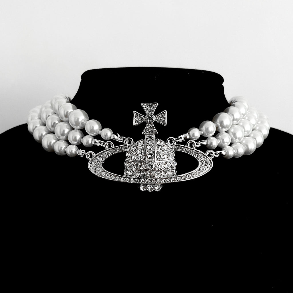 Collar VW Perlas triple