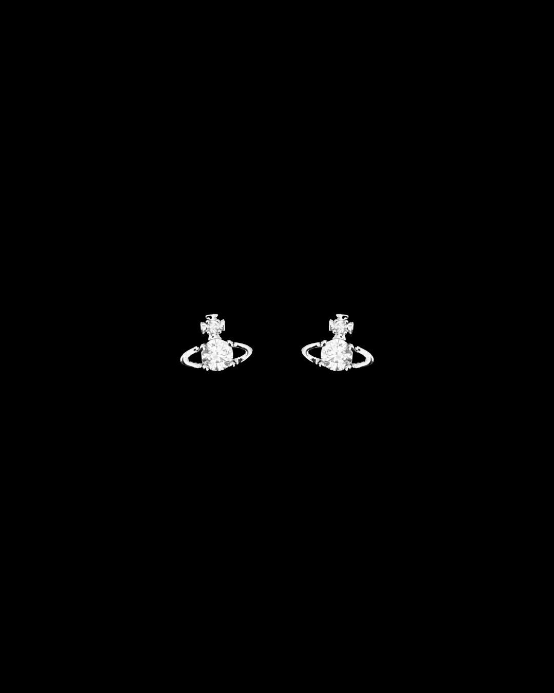 Vivienne Planet Earrings Set - Crystal