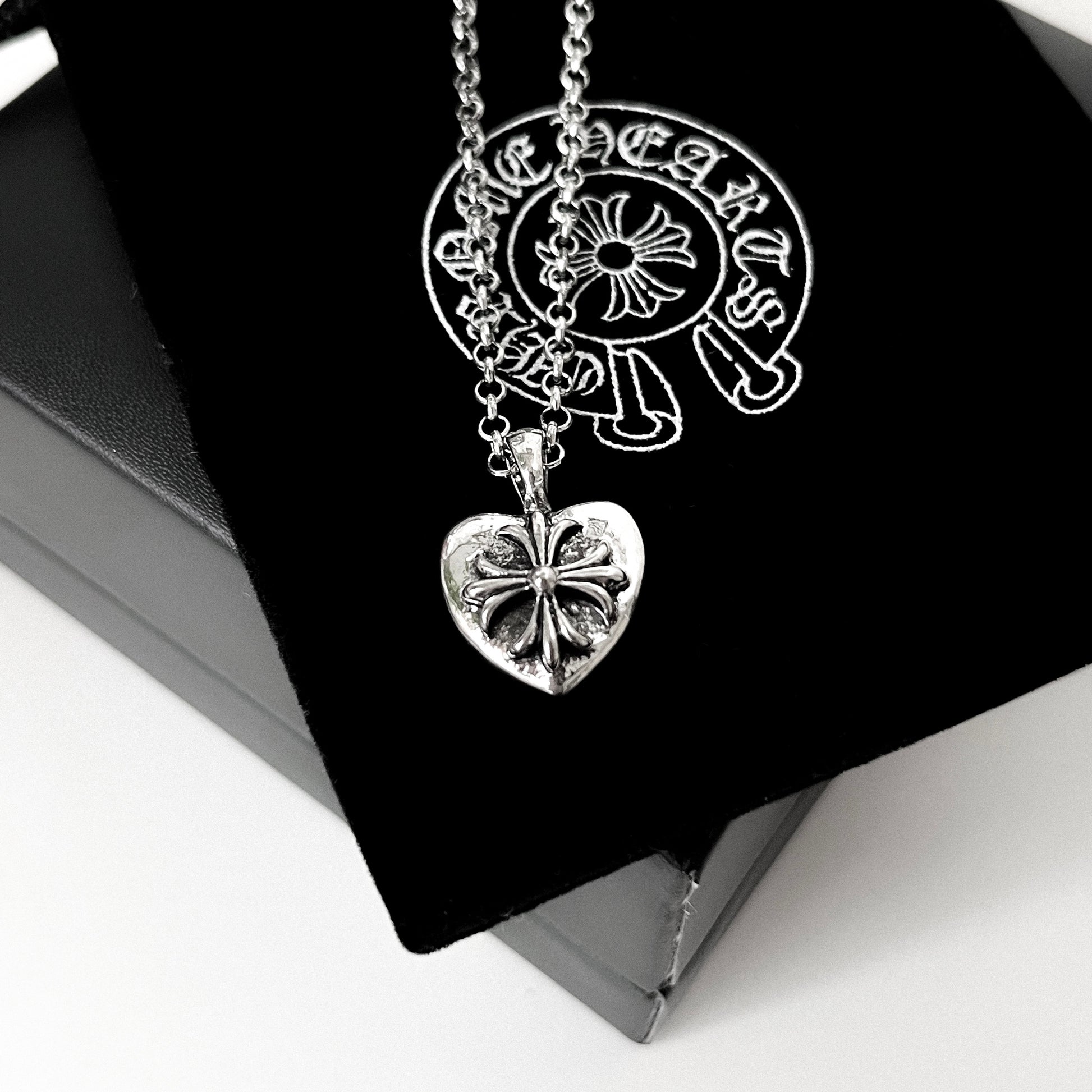 Collar Chrome Heart