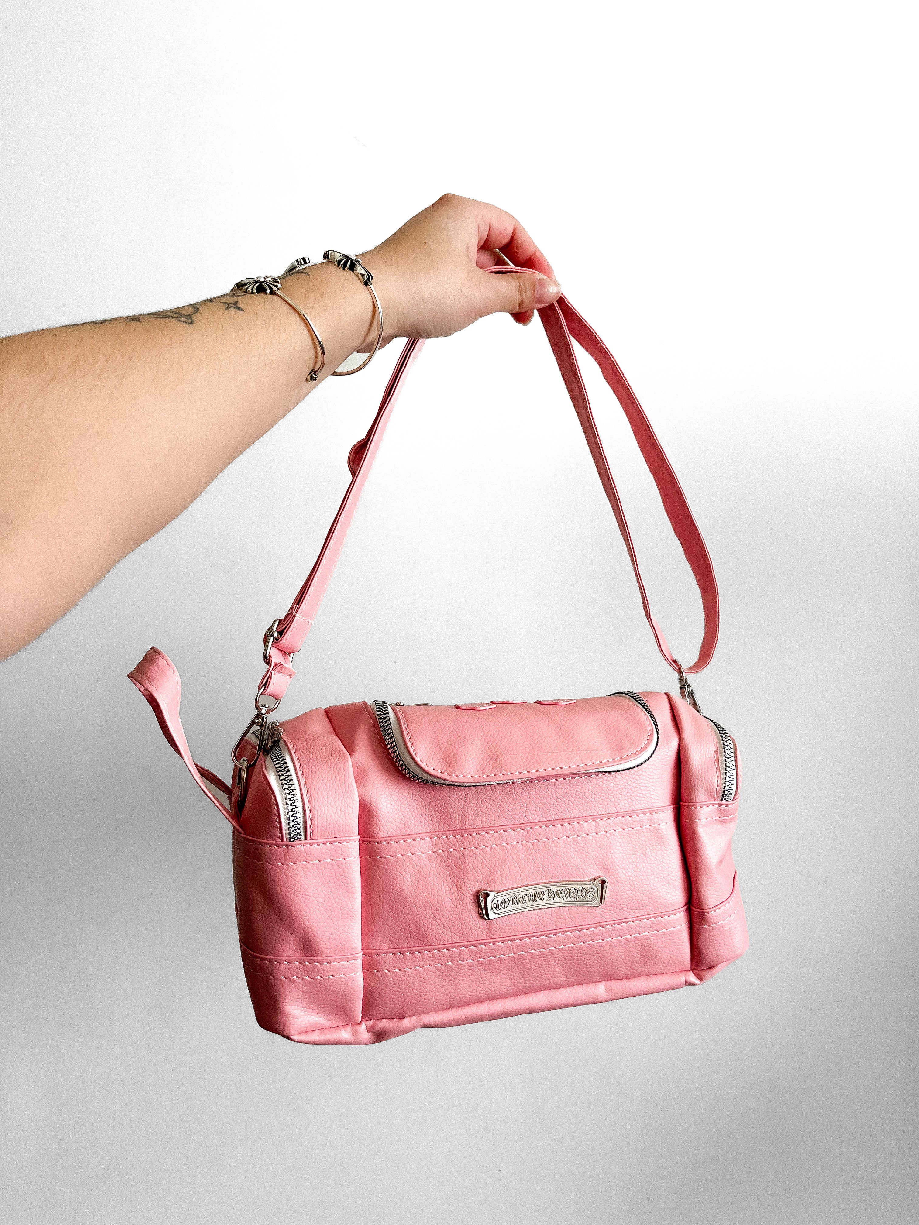 Bolso Chrome Hearts Rosado