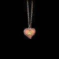 Pink Heart Orb Pendant