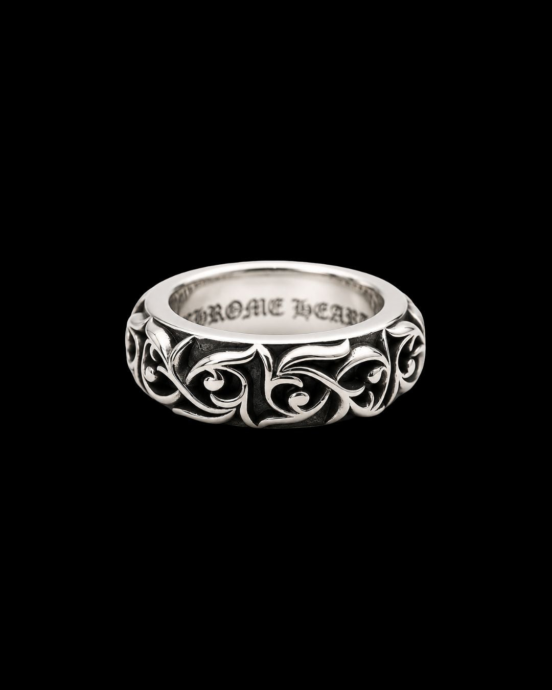 Tribal Chrome Ring