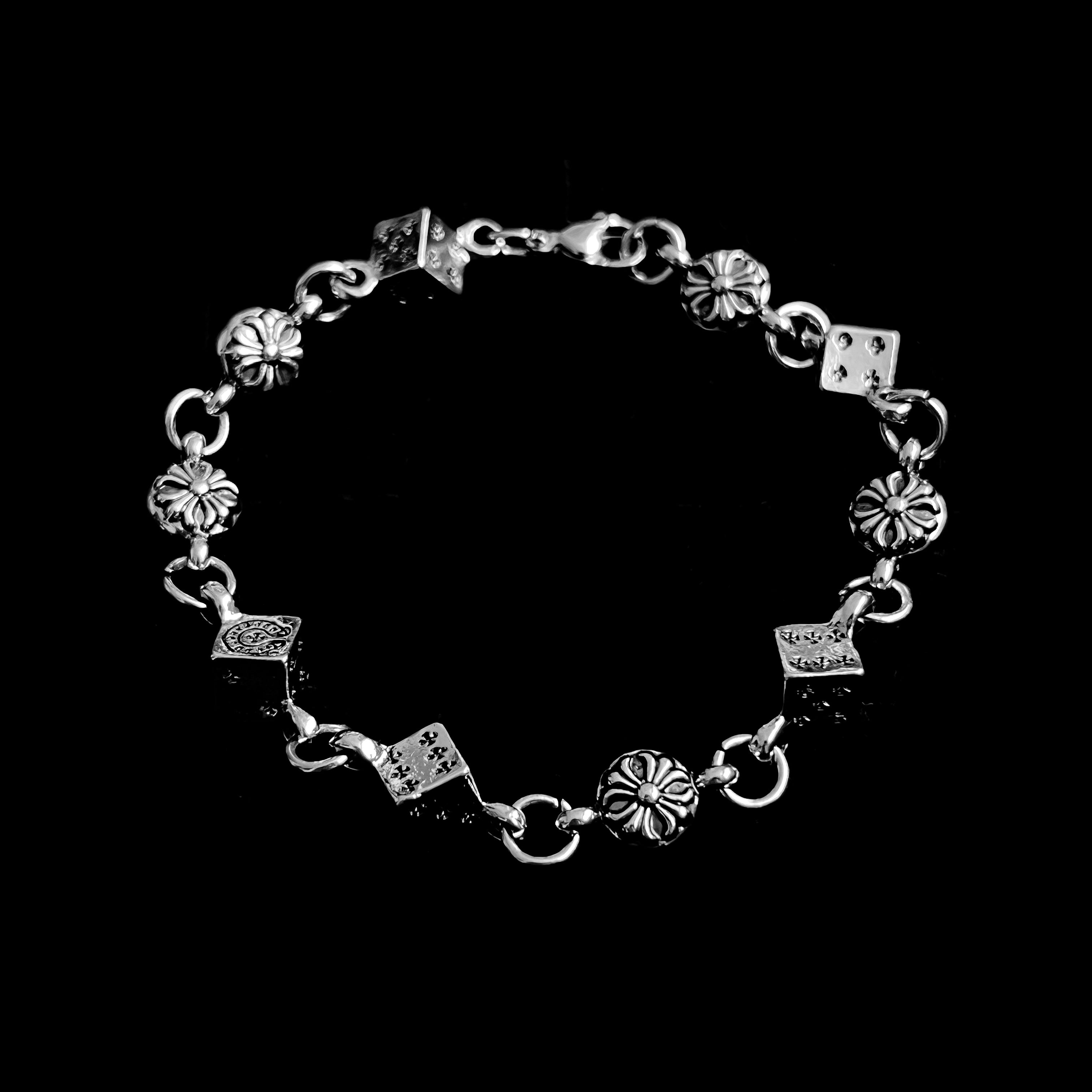 Chrome H. Fleur Bracelet