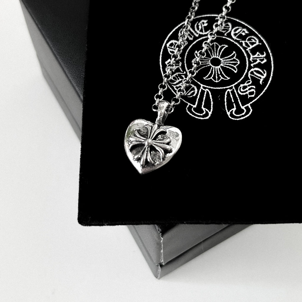 Collar Chrome Heart