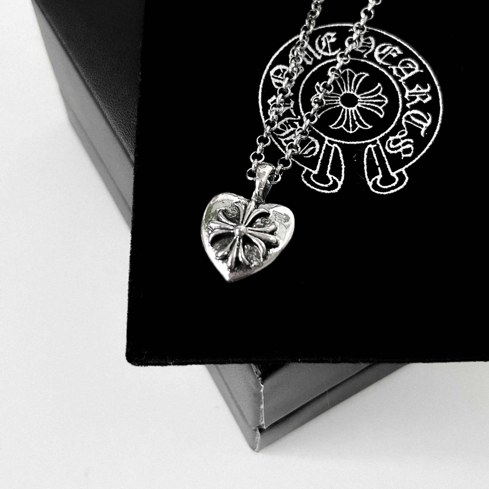 Collar Chrome Heart