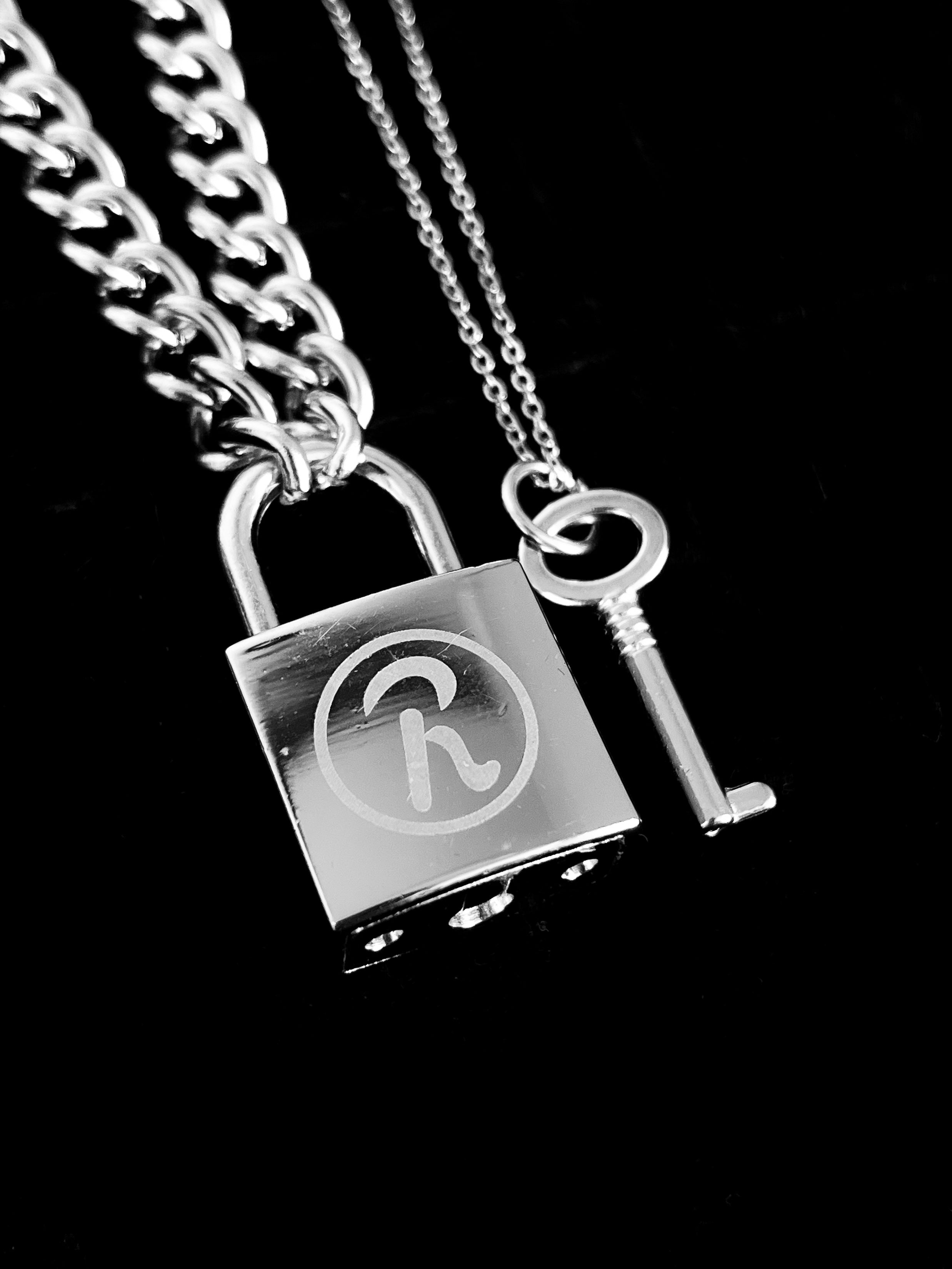 Ren Double Lock & Key Necklace