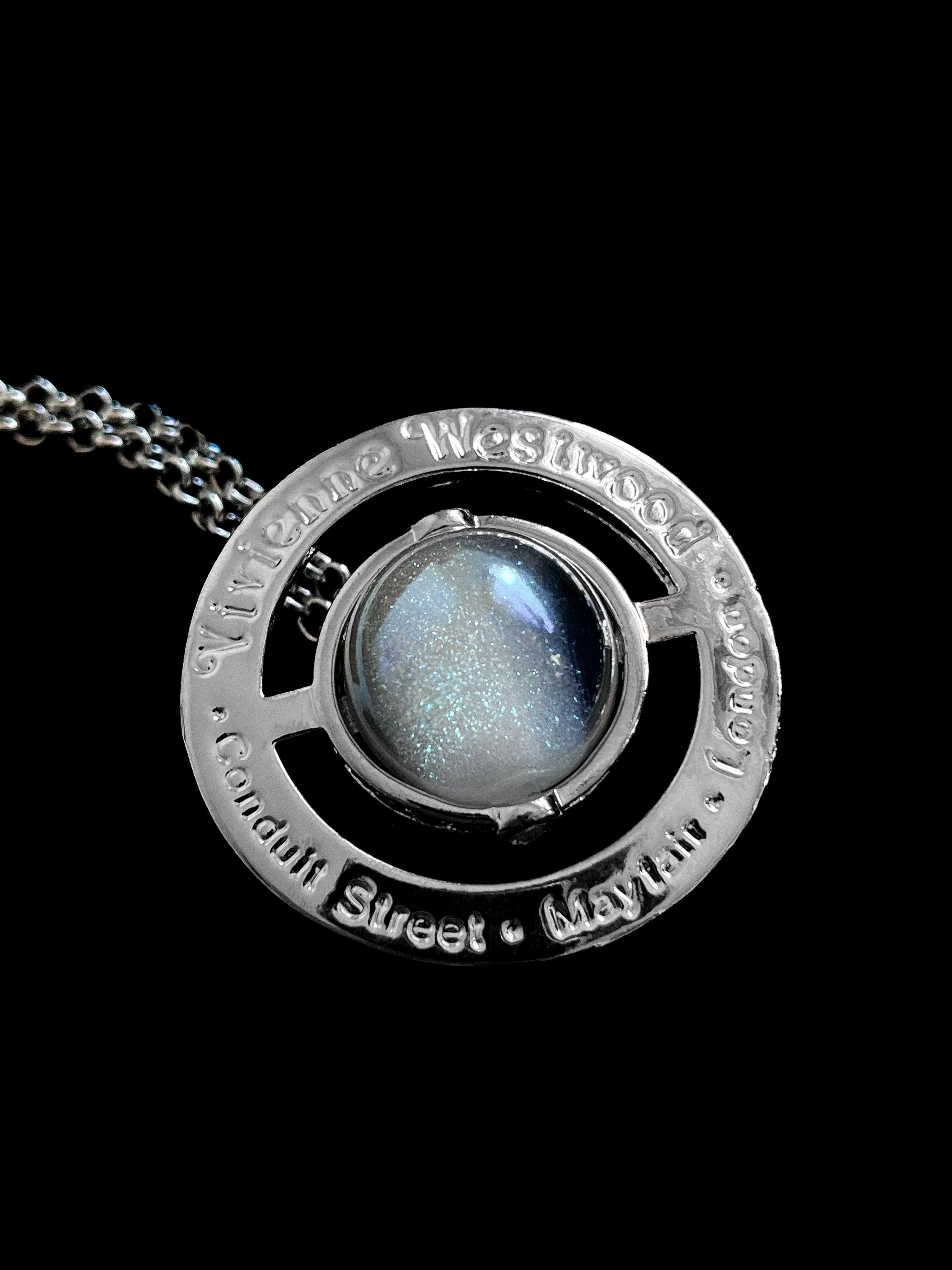 Orb Cross Pendant Necklace