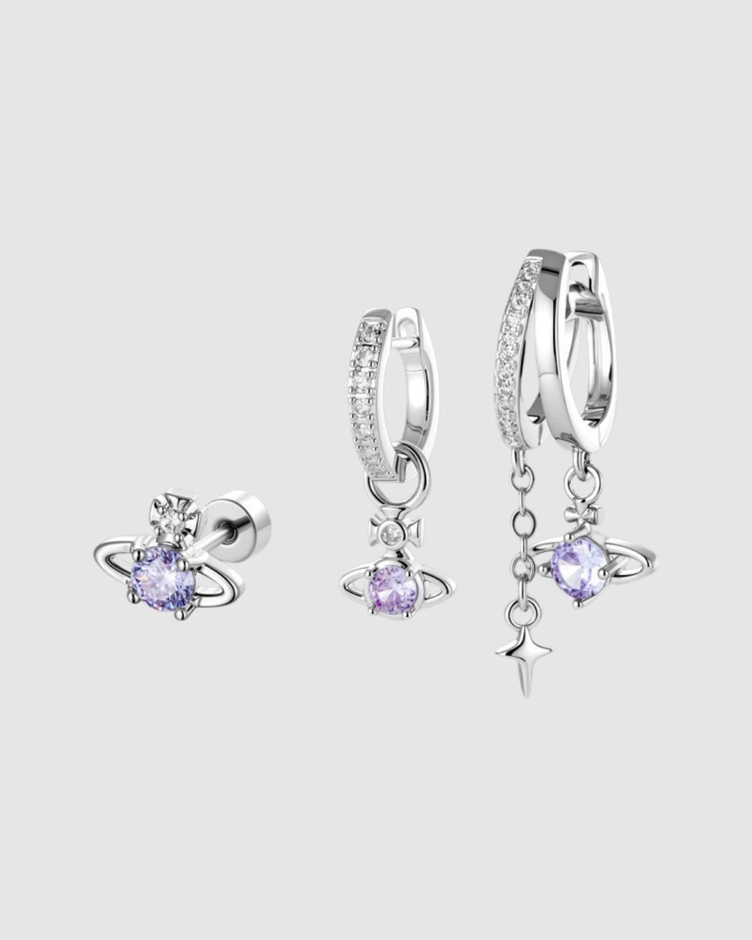 Vivienne Planet Earrings Set
