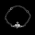 Vivienne White Heart Orb Bracelet