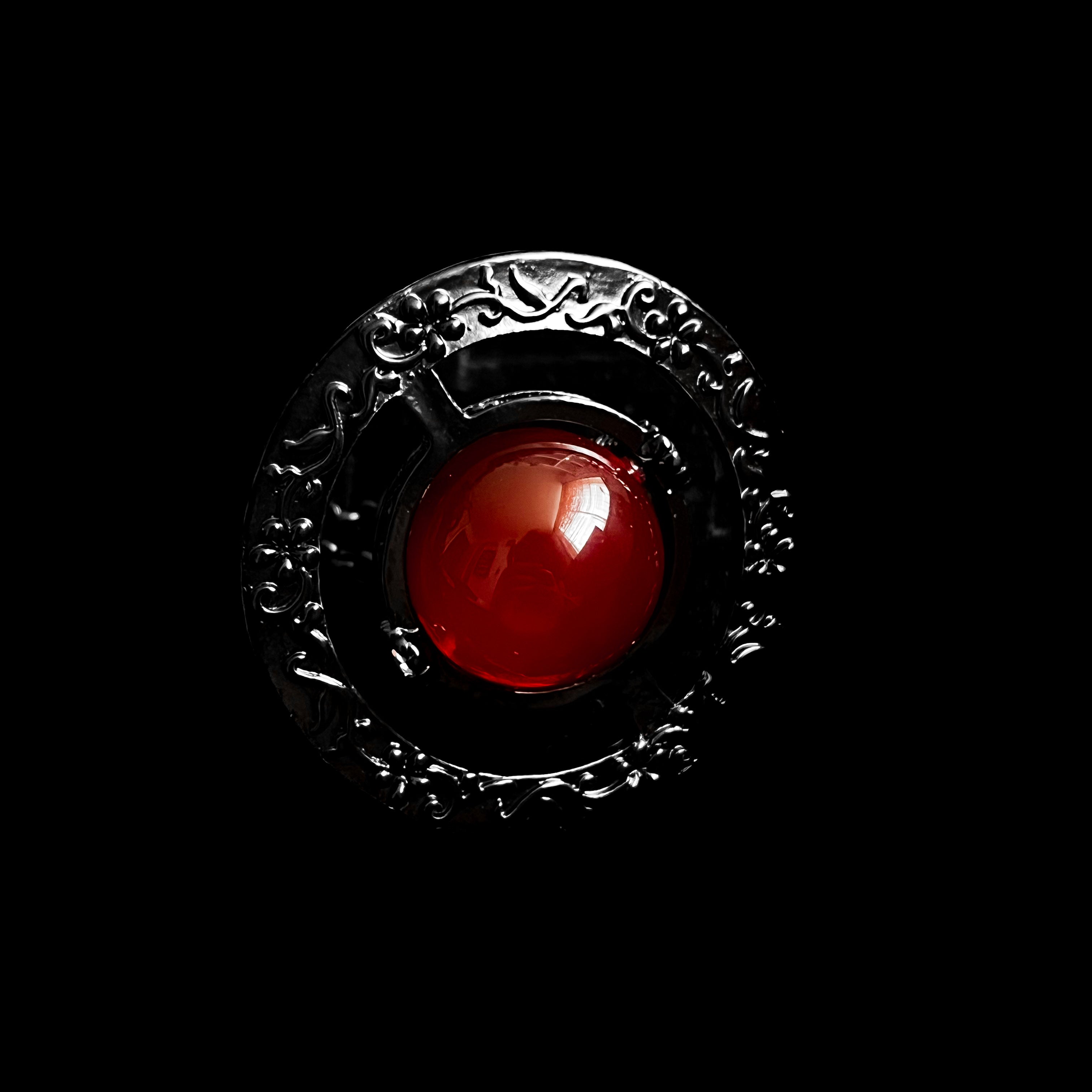 Ruby Sovereign Orb Necklace