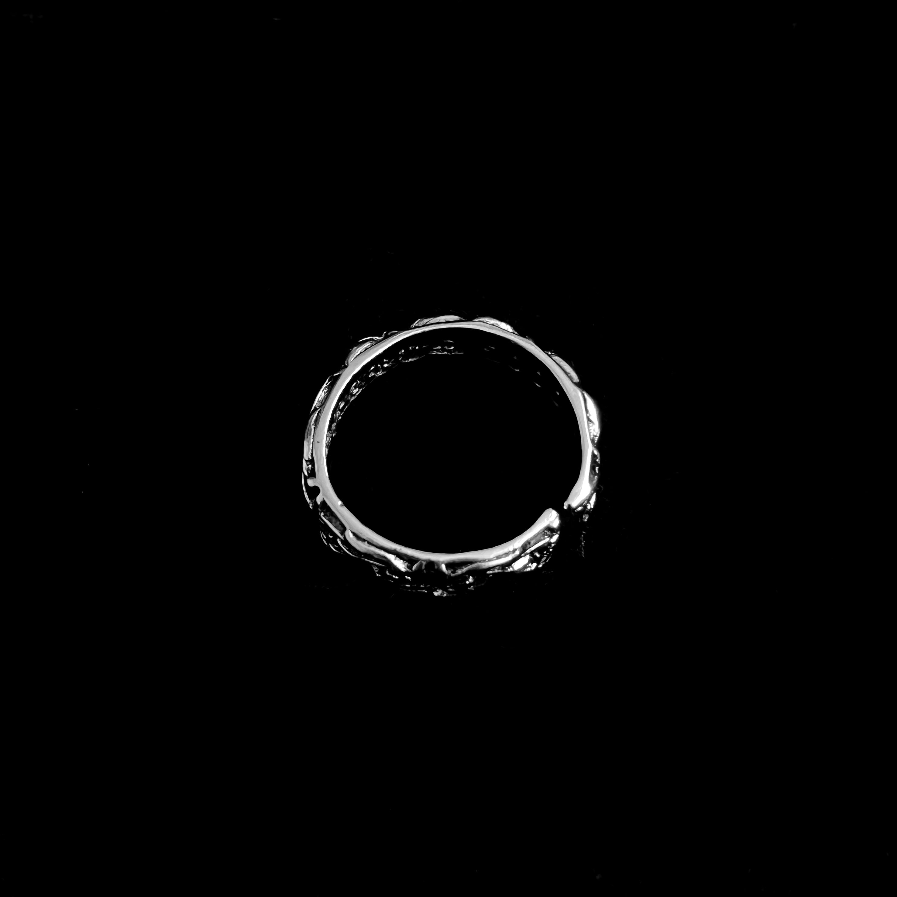 Tribal Chrome Ring