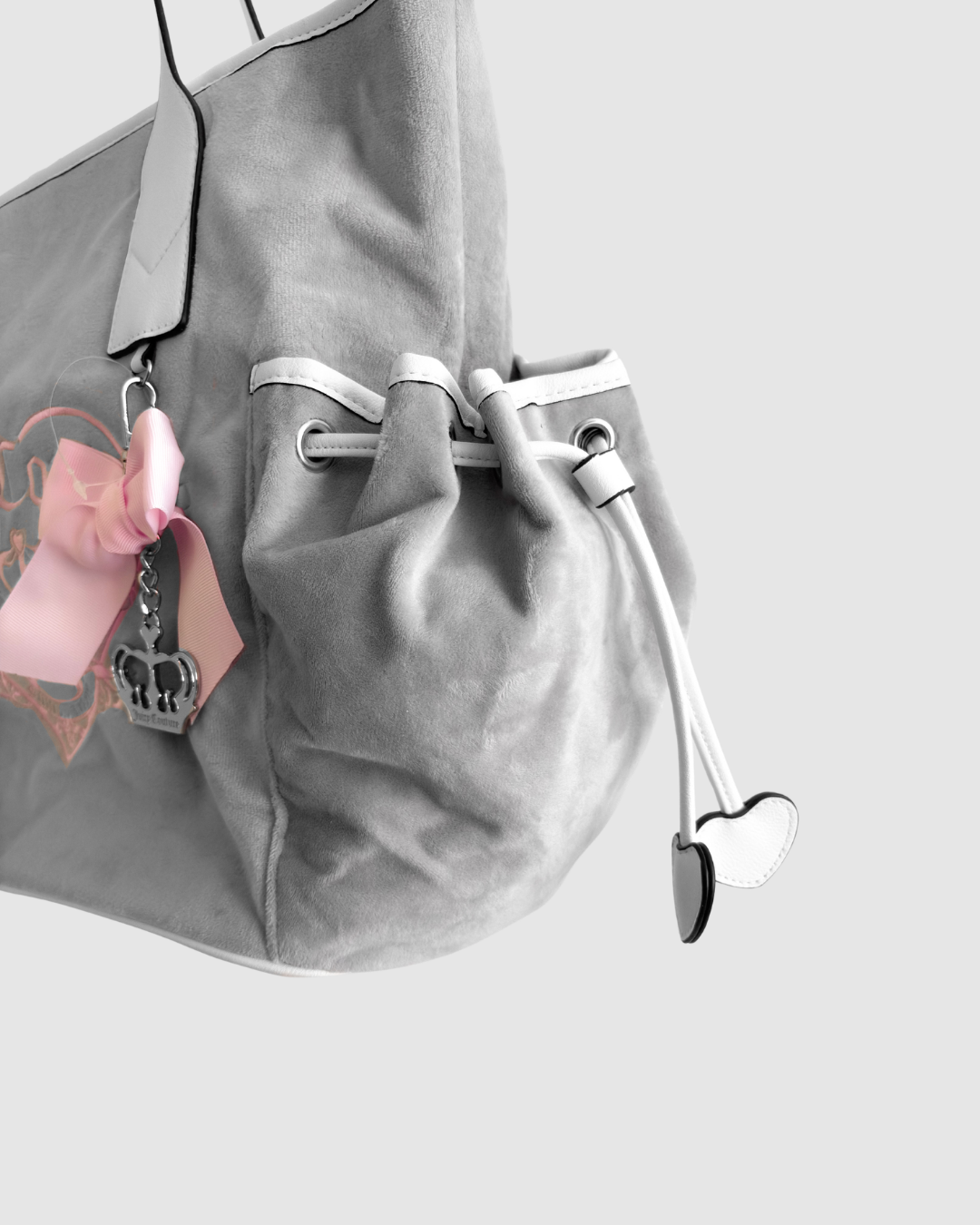 Juicy Couture Grey Crown Tote Bag
