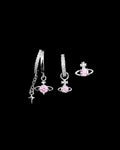 Vivienne Planet Earrings Set - Pink