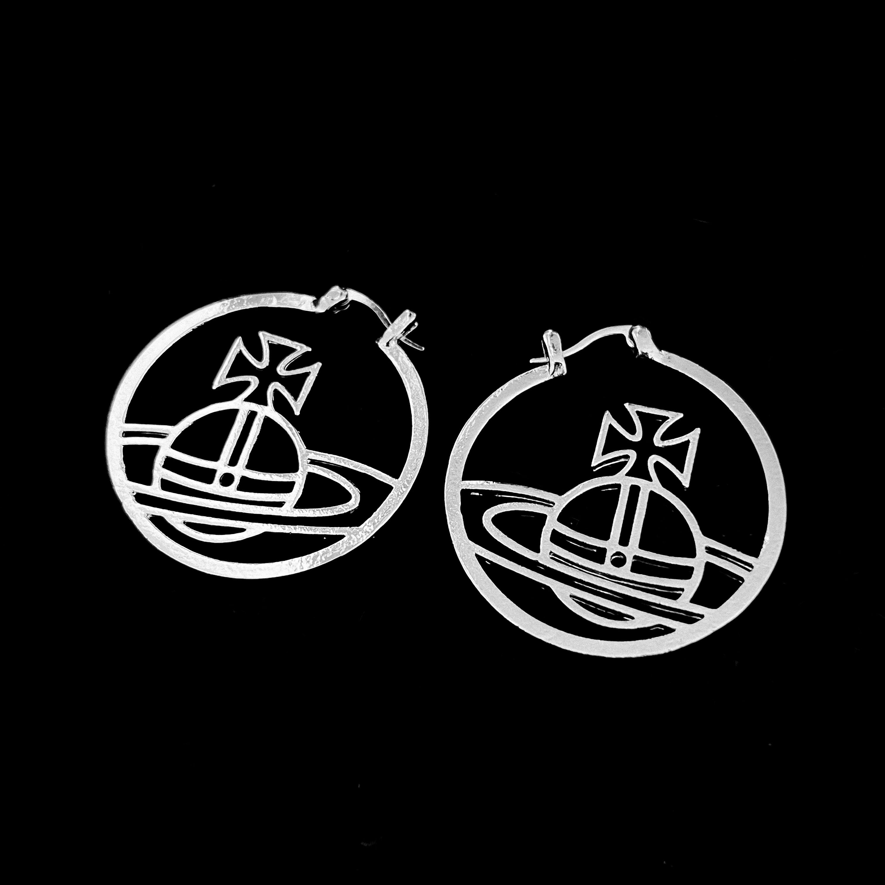 Orb Icon Hoop Earrings