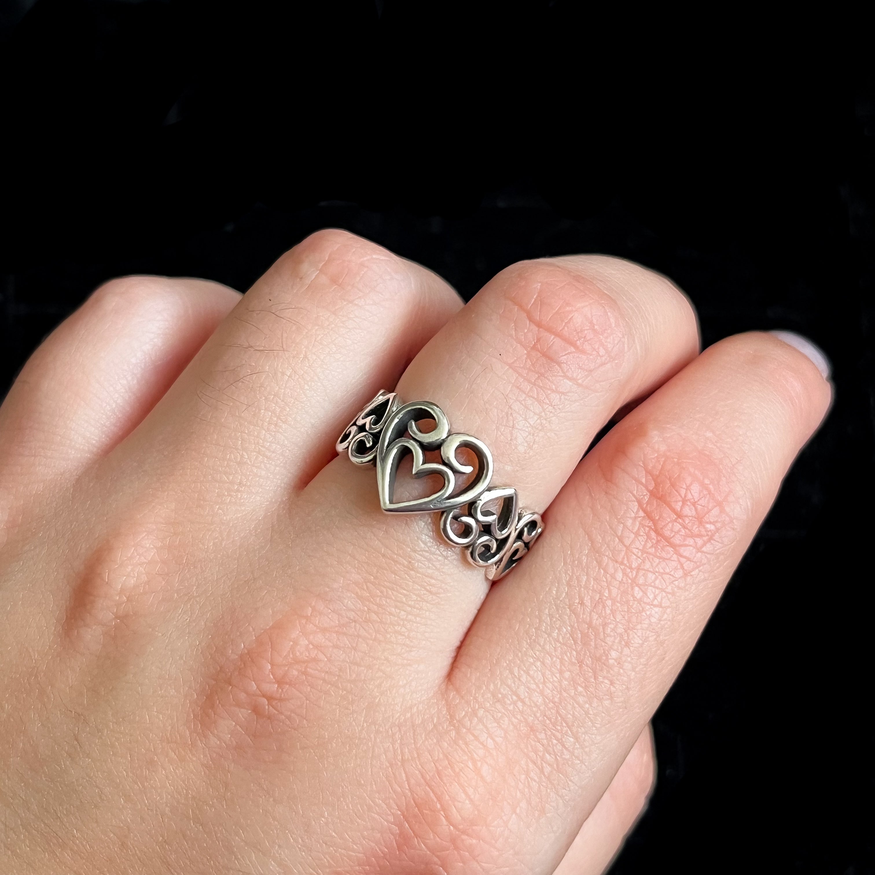 Gothic Heart Ring