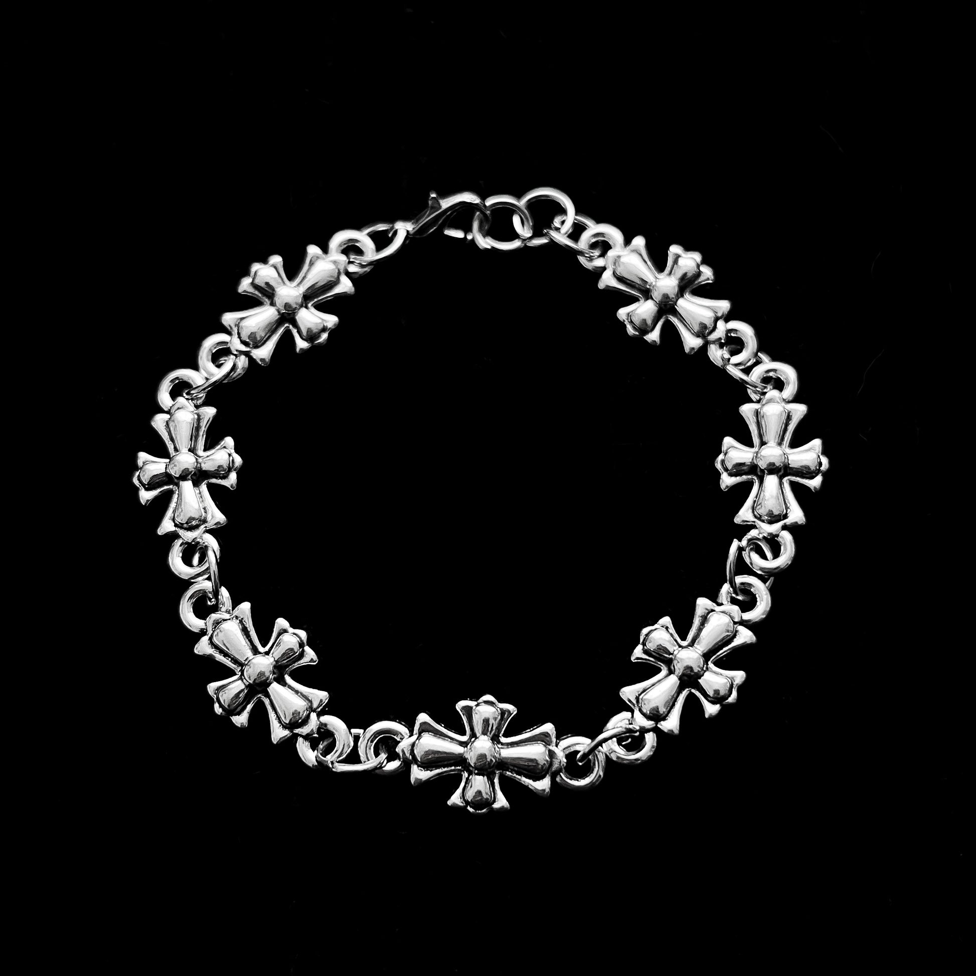 Pulsera Cruces Chrome Hearts