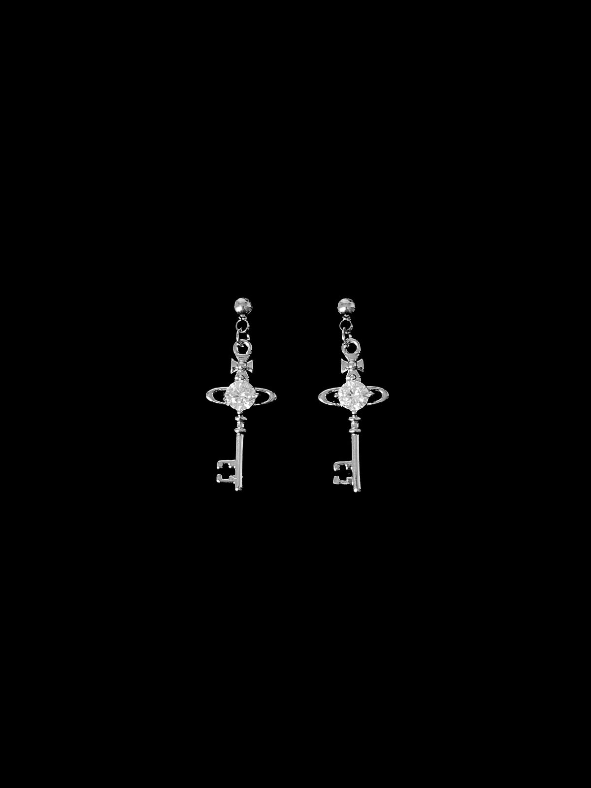 Vivienne W. Orb Key Earrings