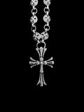 Chrome Hearts Rosary Cross Necklace