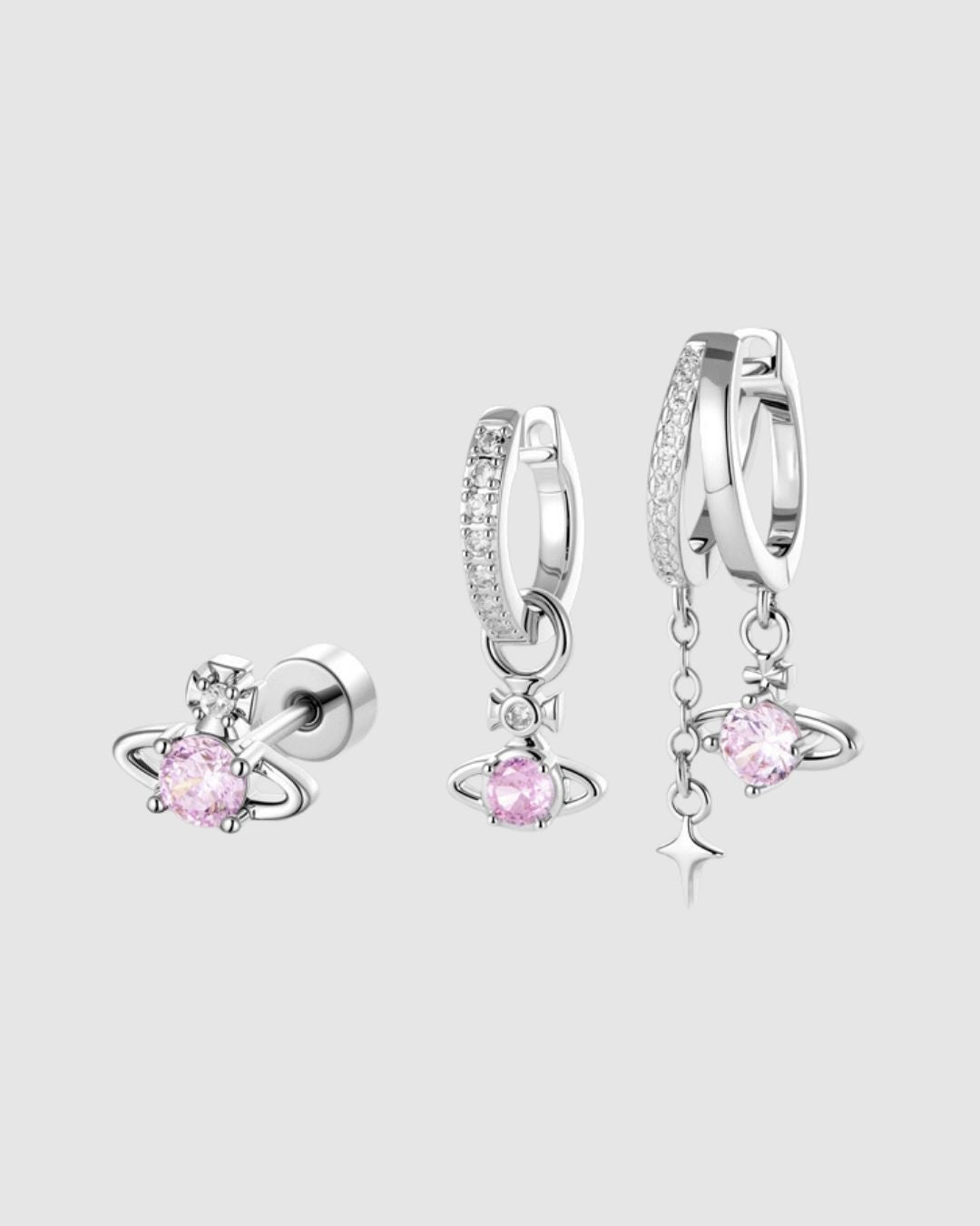 Vivienne Planet Earrings Set