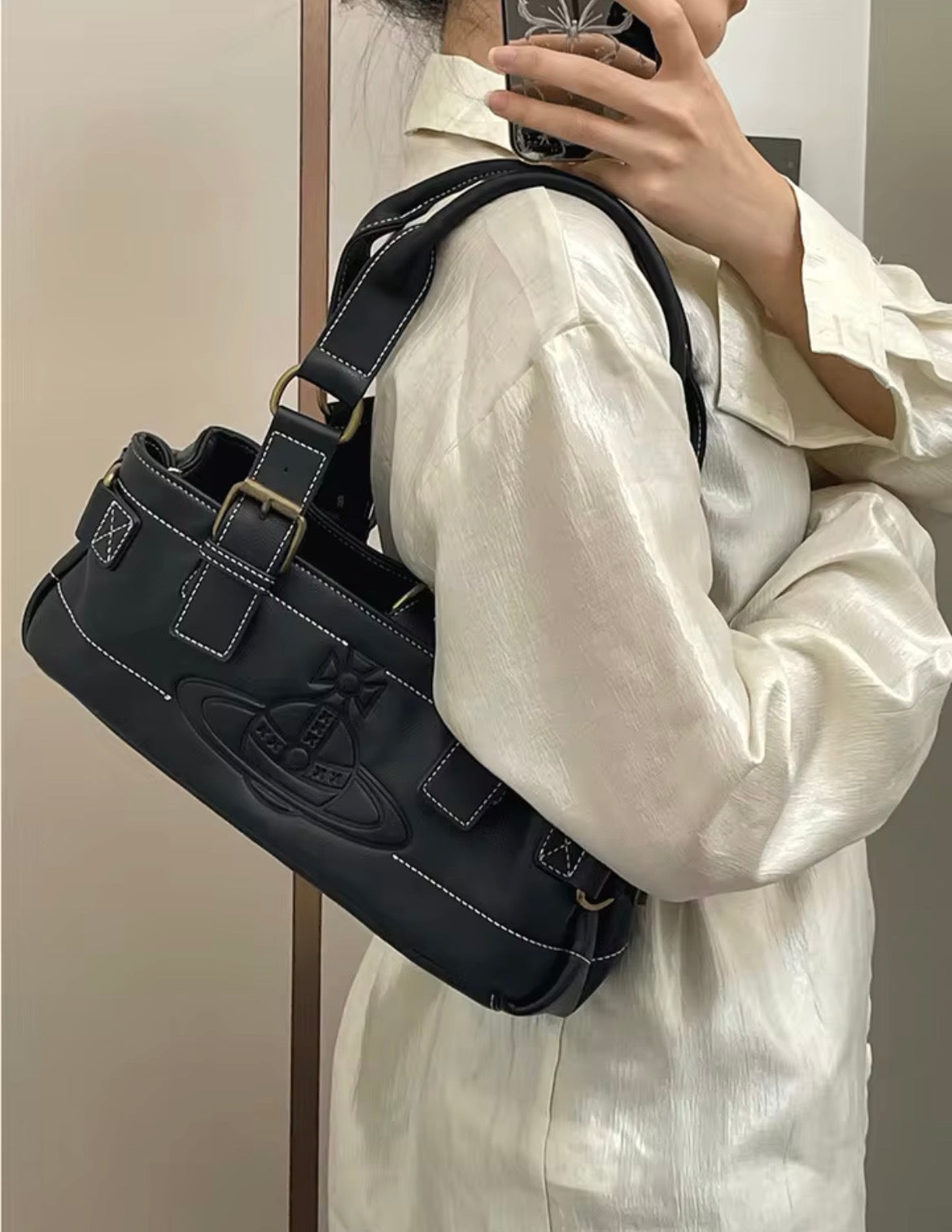 Vivienne Rebel Orb Shoulder Bag