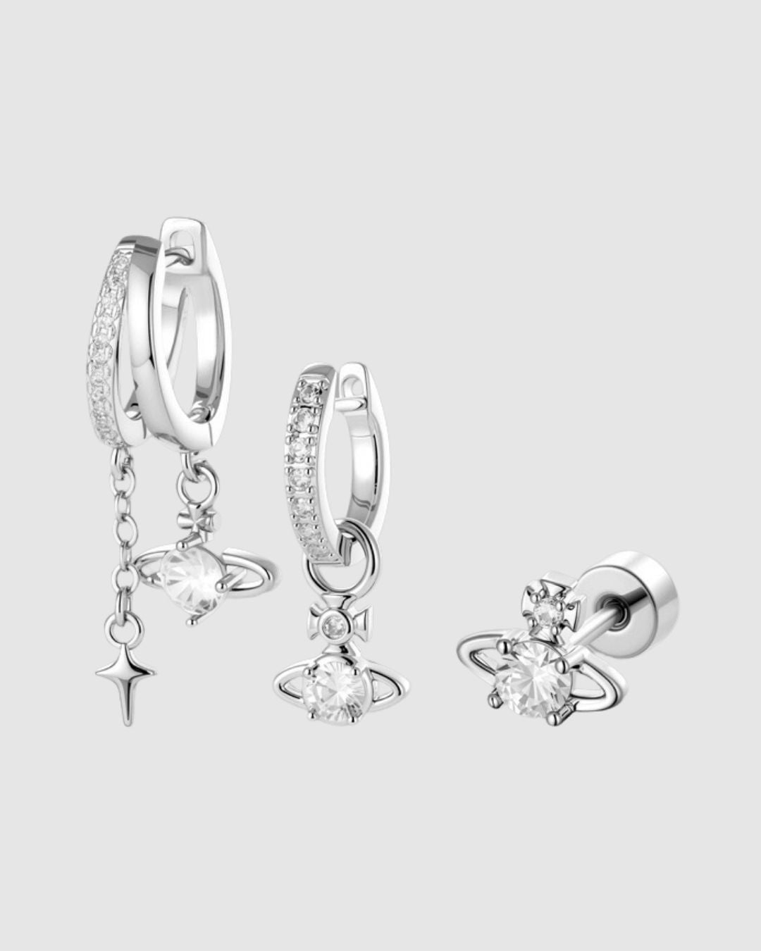 Vivienne Planet Earrings Set