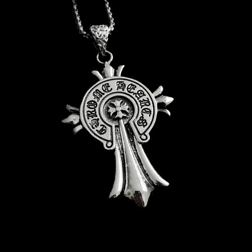 Chrome Cross Necklace