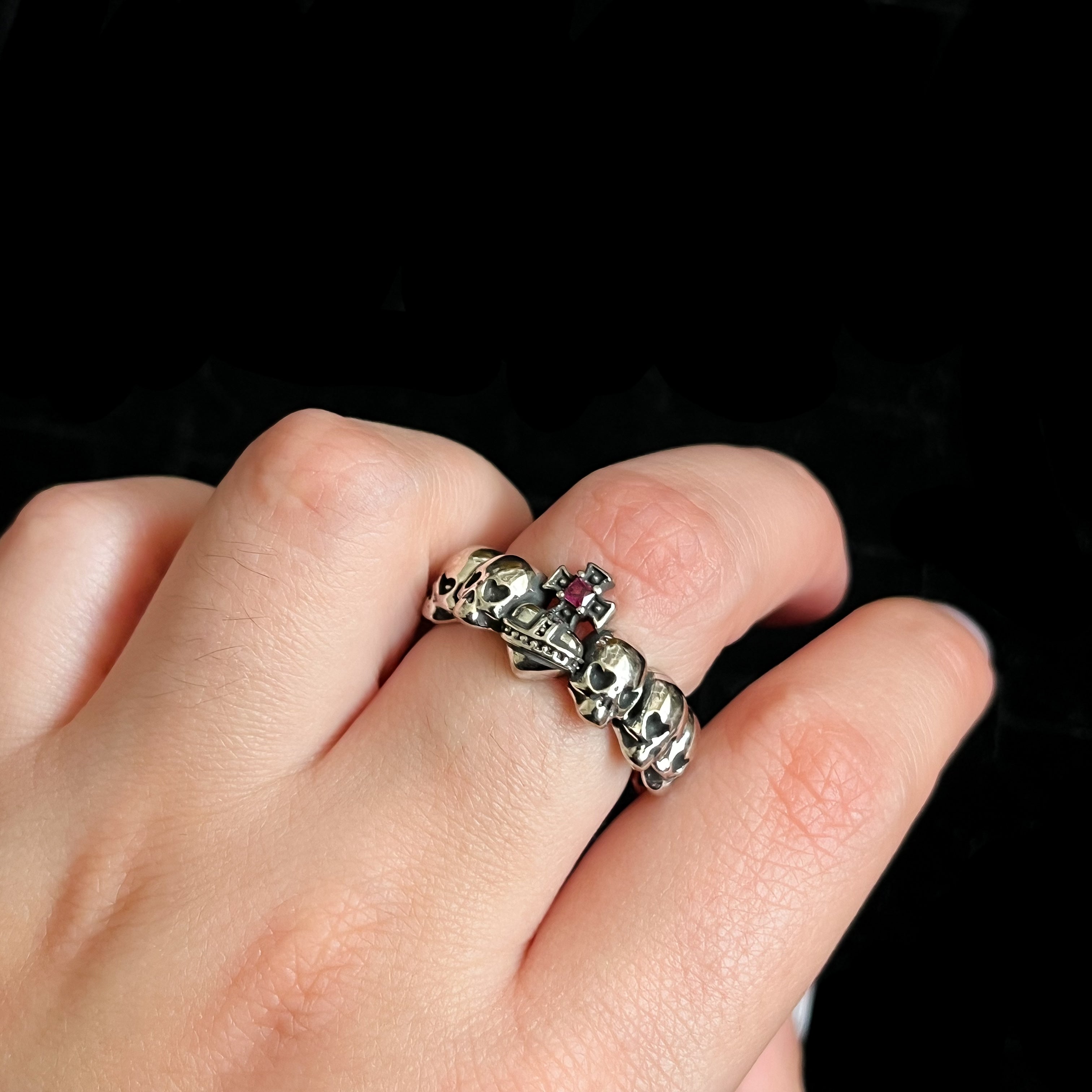 Skull Orb Ring