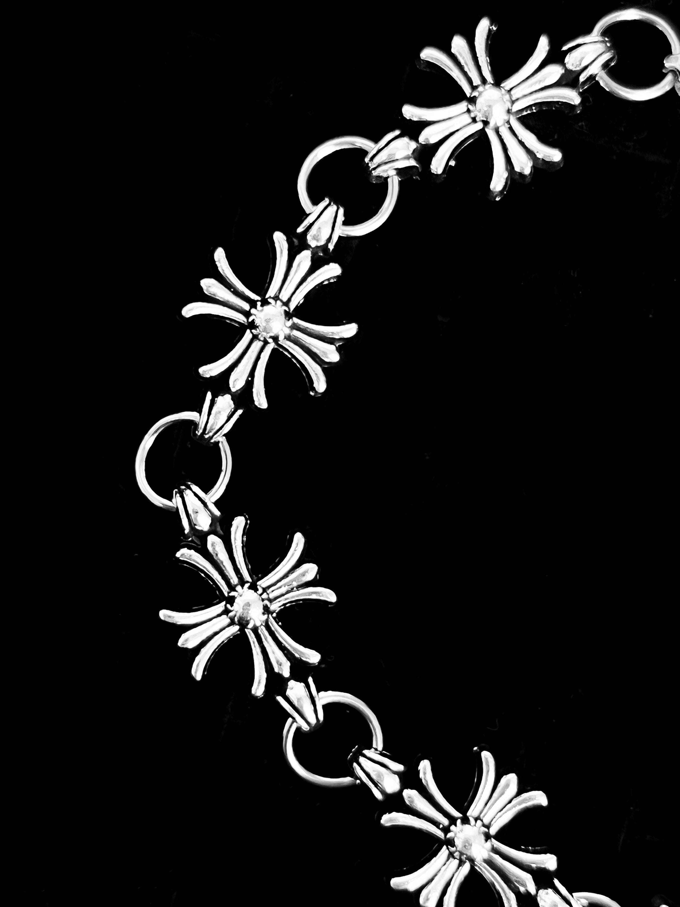 Cross Flora Bracelet Chrome H.