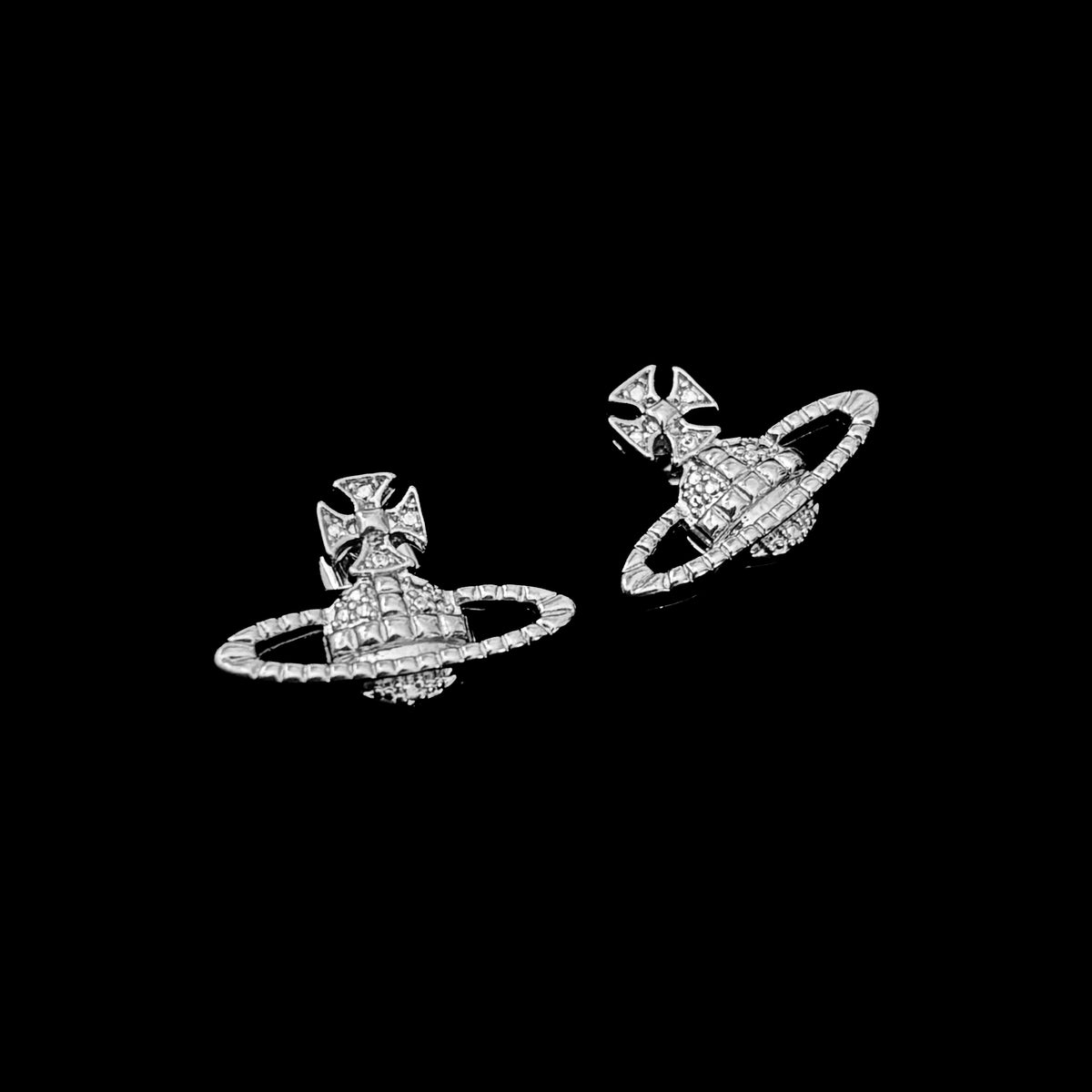 Crystal Orb Earrings