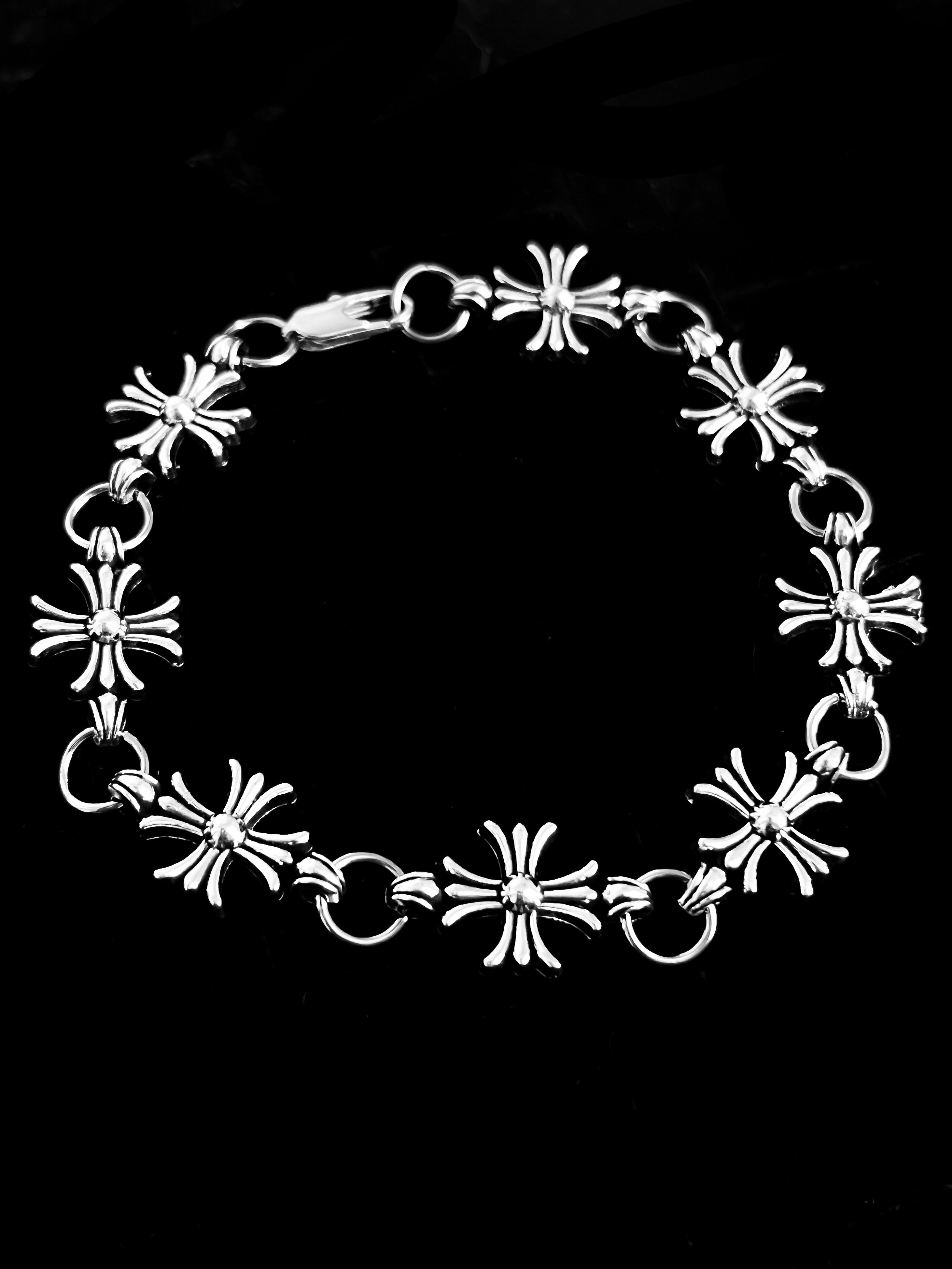 Cross Flora Bracelet Chrome H.