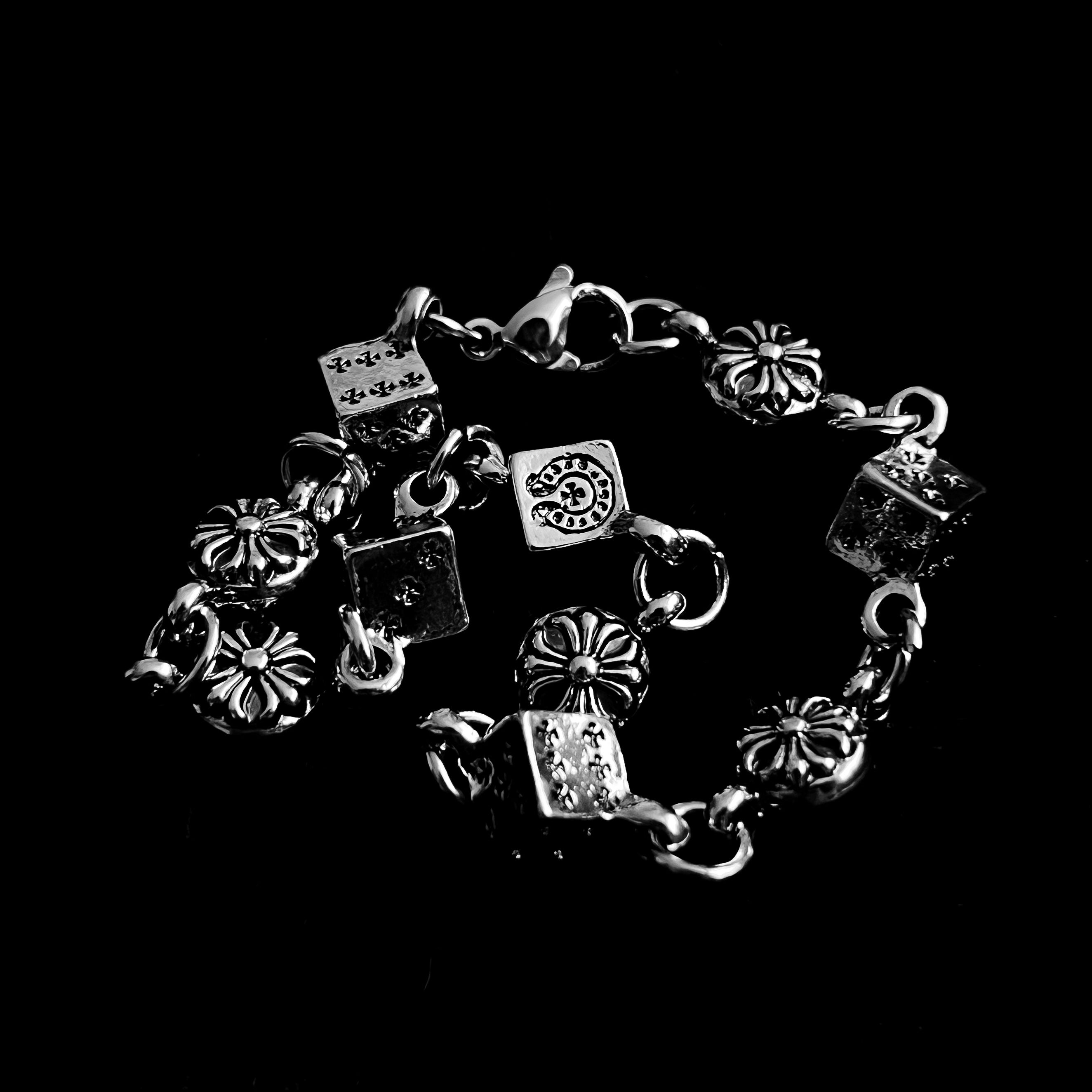Chrome H. Fleur Bracelet