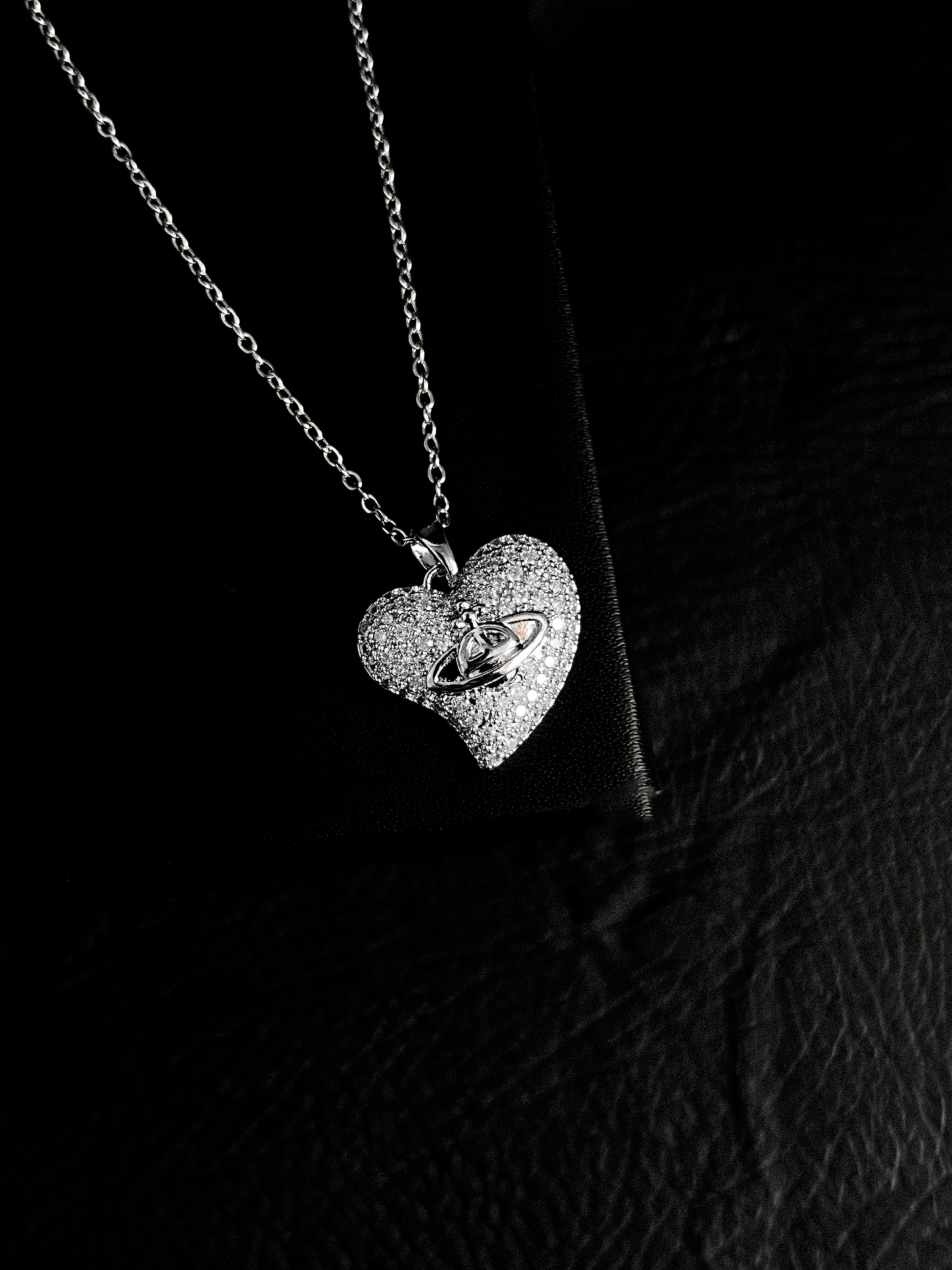 Collar VW Pave Heart