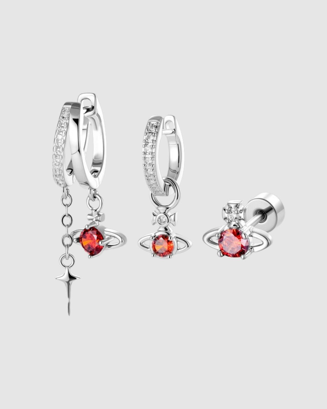 Vivienne Planet Earrings Set