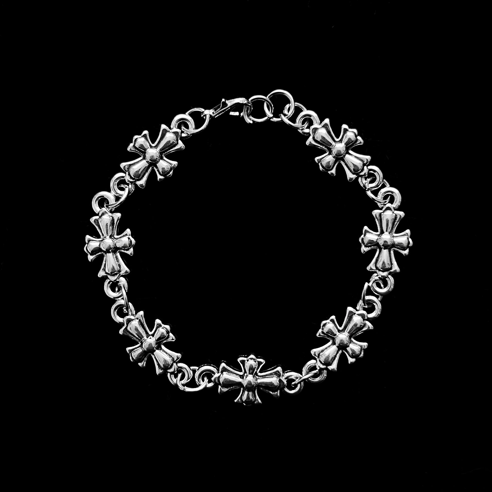 Pulsera Cruces Chrome Hearts